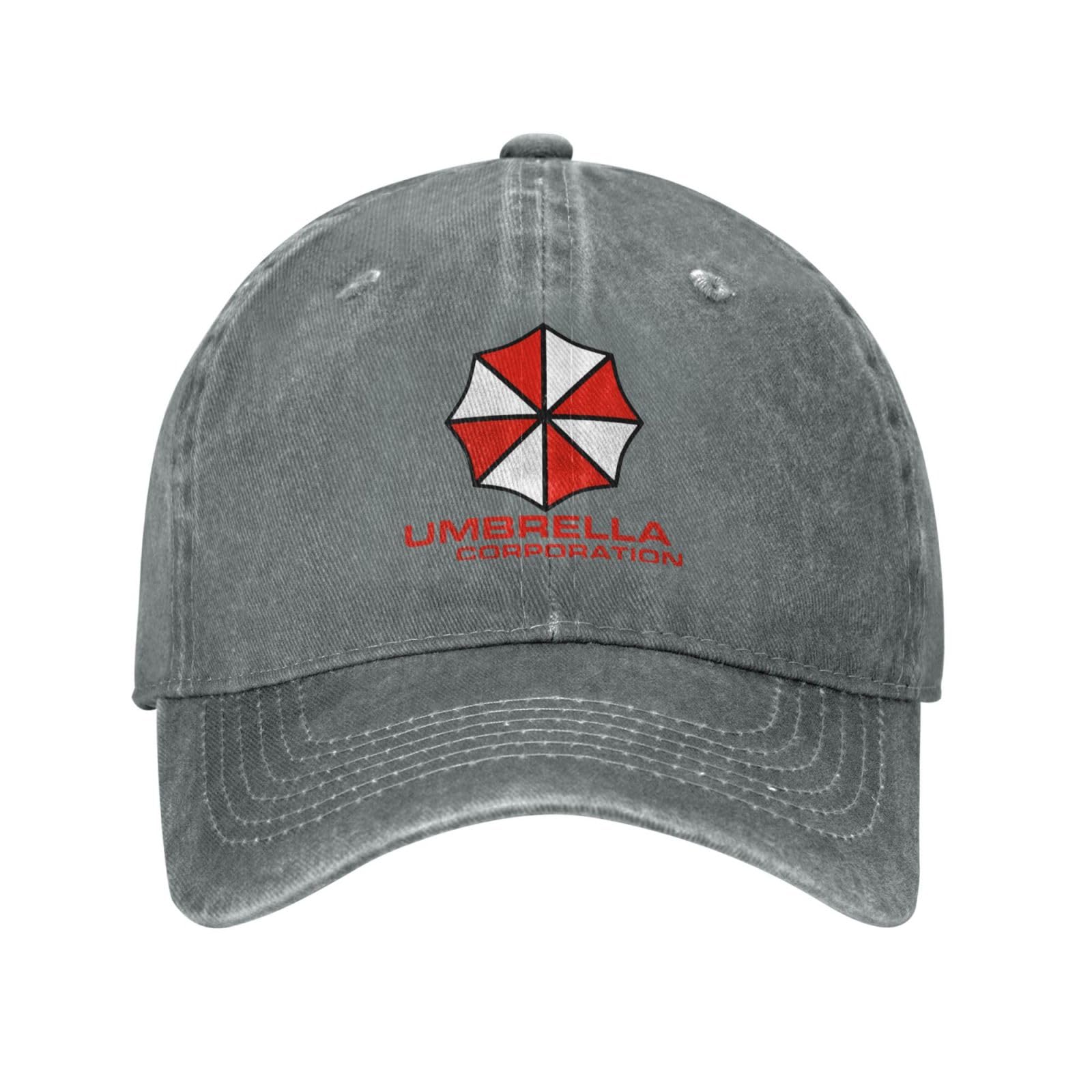 Evil Corp Symbol Baseball Cap - Adjustable Vintage Washed Umbrella Logo Dad Hat for Men & Women - All Season Sun Protection - Perfect for Outdoor Activities, Concerts & Streetwear Fashion