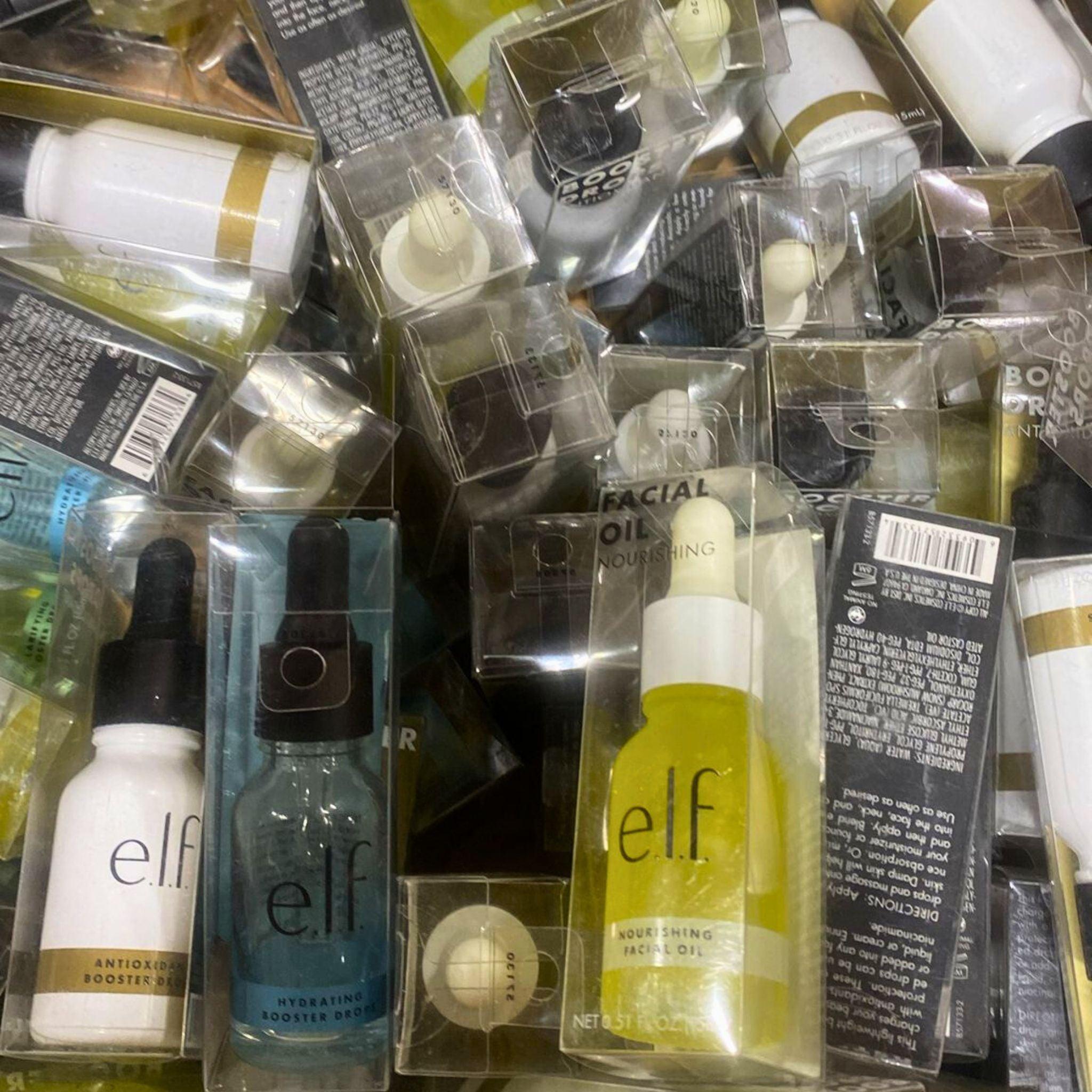 Elf Nourishing Facial Oil & Booster Drops 0.51 oz (75 Pcs) - Hydrating & Brightening Skincare for Dry & Dull Skin - Perfect for Night Routine & Travel Skincare