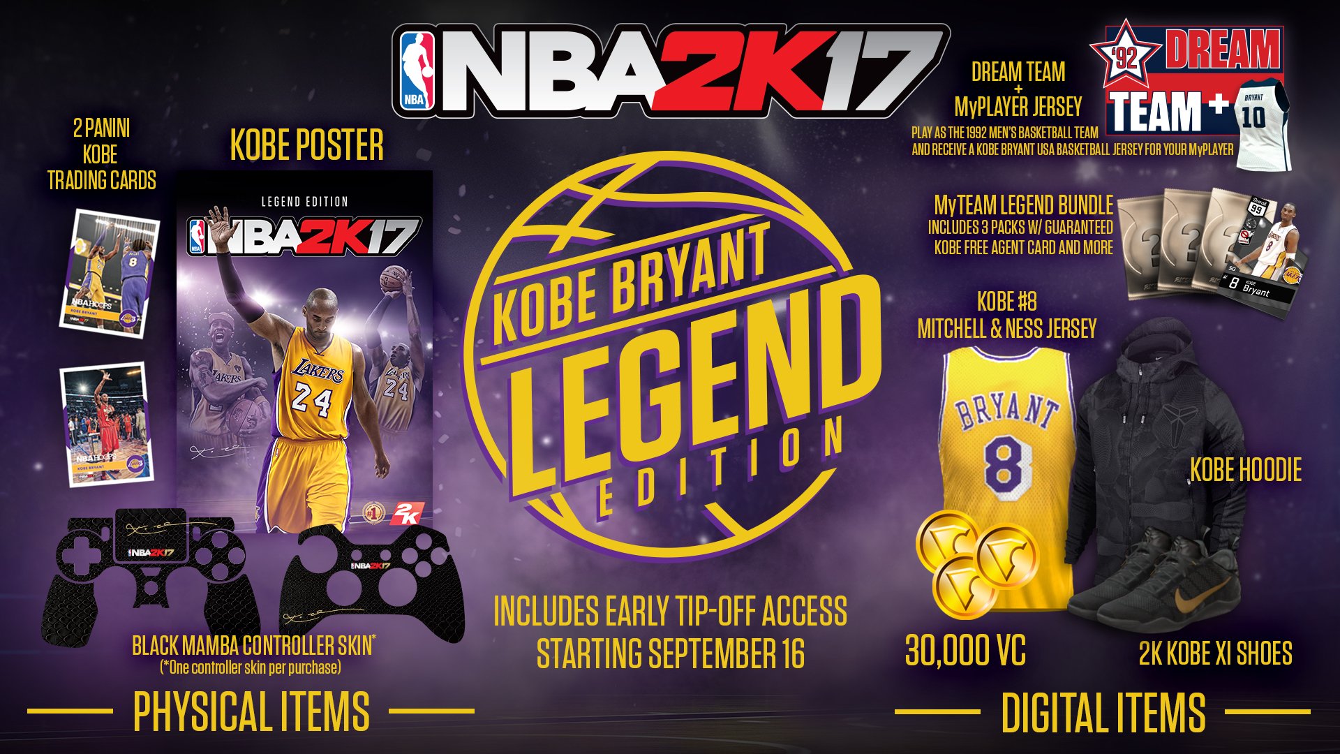 NBA 2K17 Legend Edition for PlayStation 4 - Authentic Basketball Simulation Game with Exclusive Content - Perfect for NBA Fans and Gaming Enthusiasts