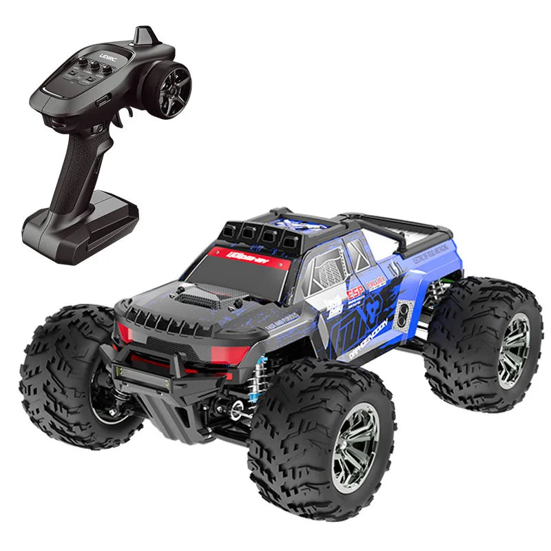 UDIRC UD1201/1202 PRO V3 1/12 Scale 2.4GHz 4WD High Speed RC Monster Truck - 70KM/H Remote Control Off-Road Desert Racer for Adults & Kids - Perfect for Backyard Racing, Off-Road Adventures & RC Car Competitions