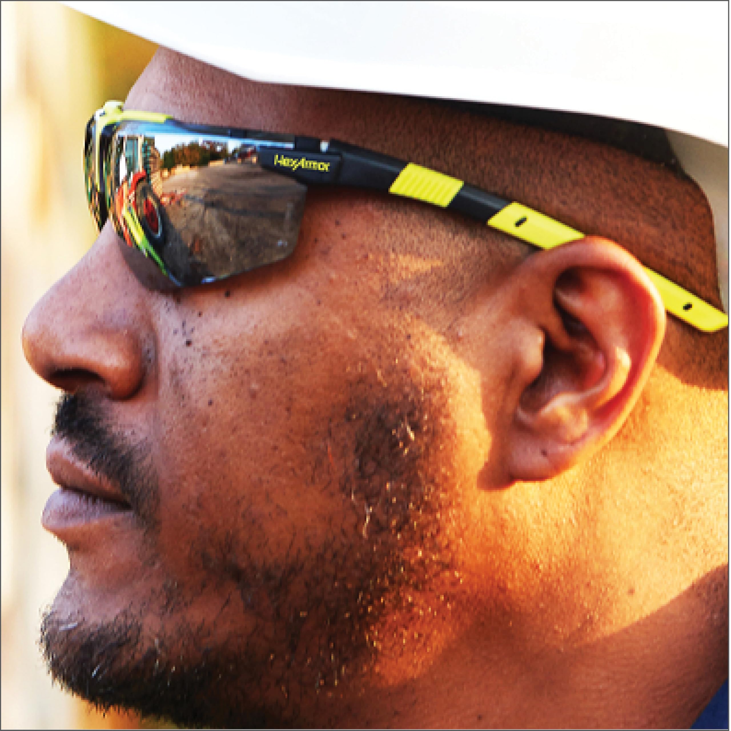 HexArmor VS300 ANSI Z87+ Safety Glasses - Adjustable Side Arms, Anti-Fog & Scratch Resistant - Protective Eyewear for Men & Women - Ideal for Construction, Woodworking, and DIY Projects
