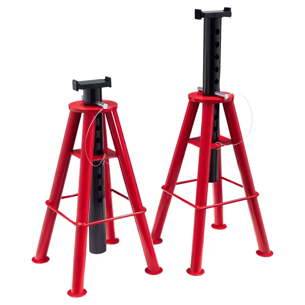 10 Ton Pin Style Truck Stand Set (Pair) - Heavy Duty Vehicle Jack Stands for Auto Repair, Maintenance, and Off-Road Use - AFF 3310B