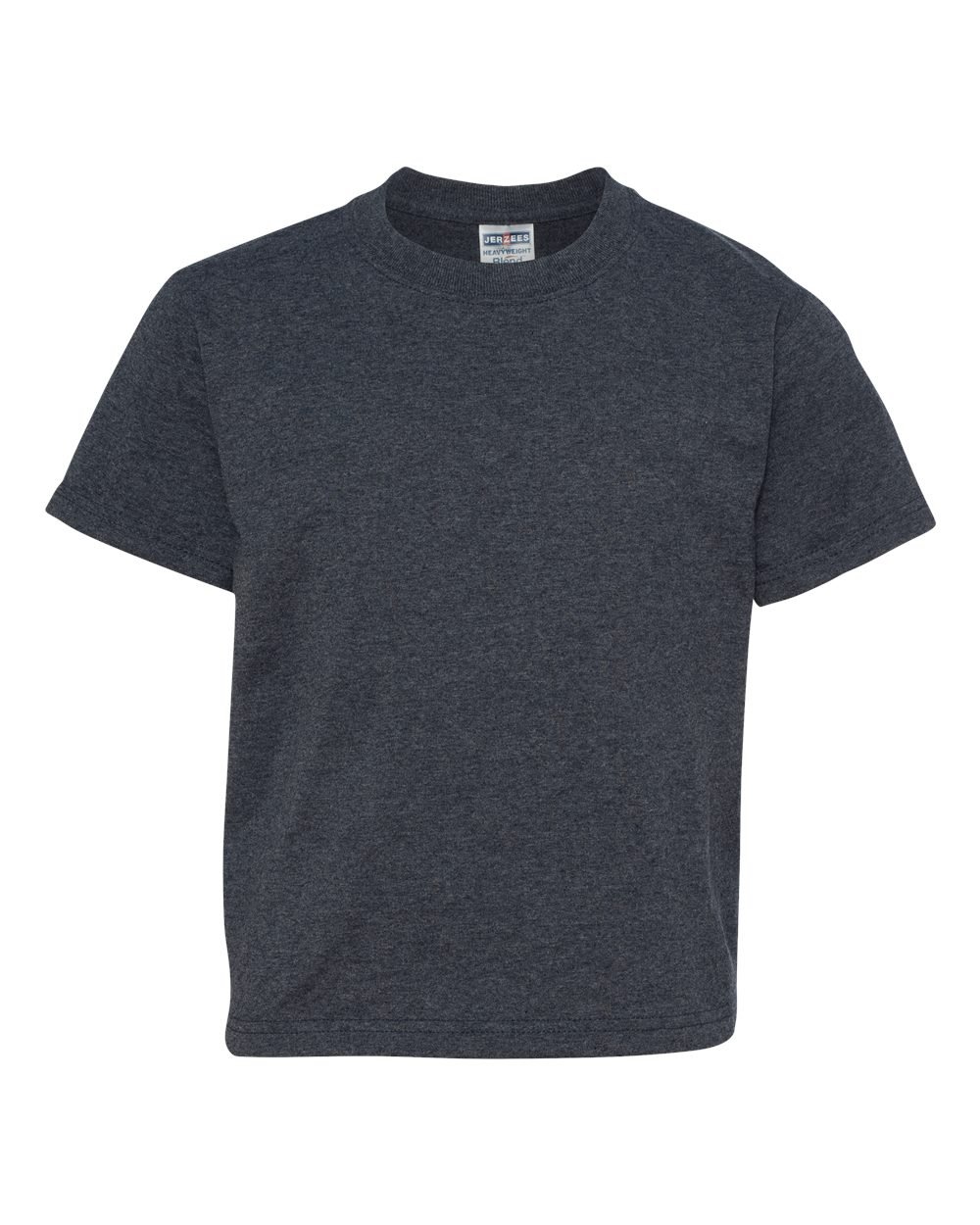 Jerzees Heavyweight Blend T-Shirt - Vintage Heather Navy (XS) | Soft Cotton Comfort Fit Men's Casual Tee for Everyday Wear & Gym