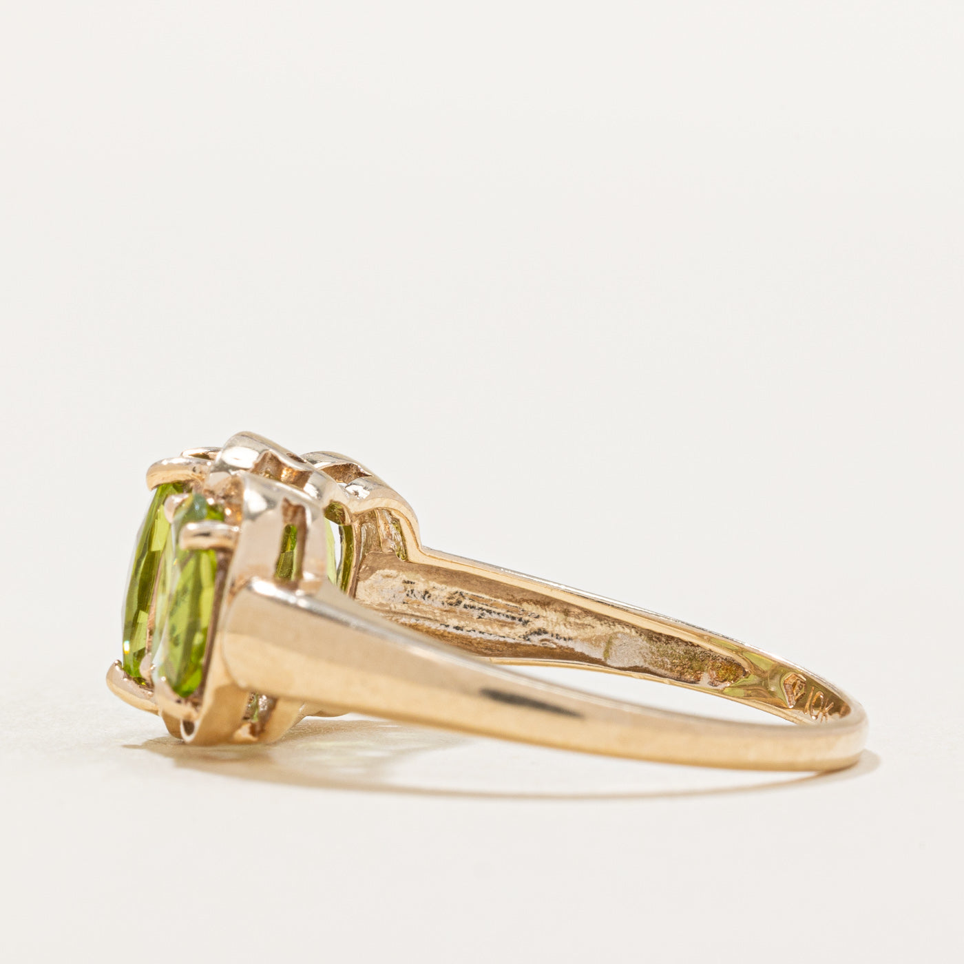 2.50ctw Three Stone Peridot Ring - Size 7.25 - Dainty Birthstone Jewelry for August | Perfect for Engagement, Anniversary Gifts & Everyday Elegance