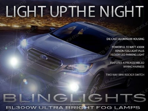Xenon Fog Lights Kit for 2015-2017 Subaru Legacy - High Performance Driving Lights for Night & Off-Road Use