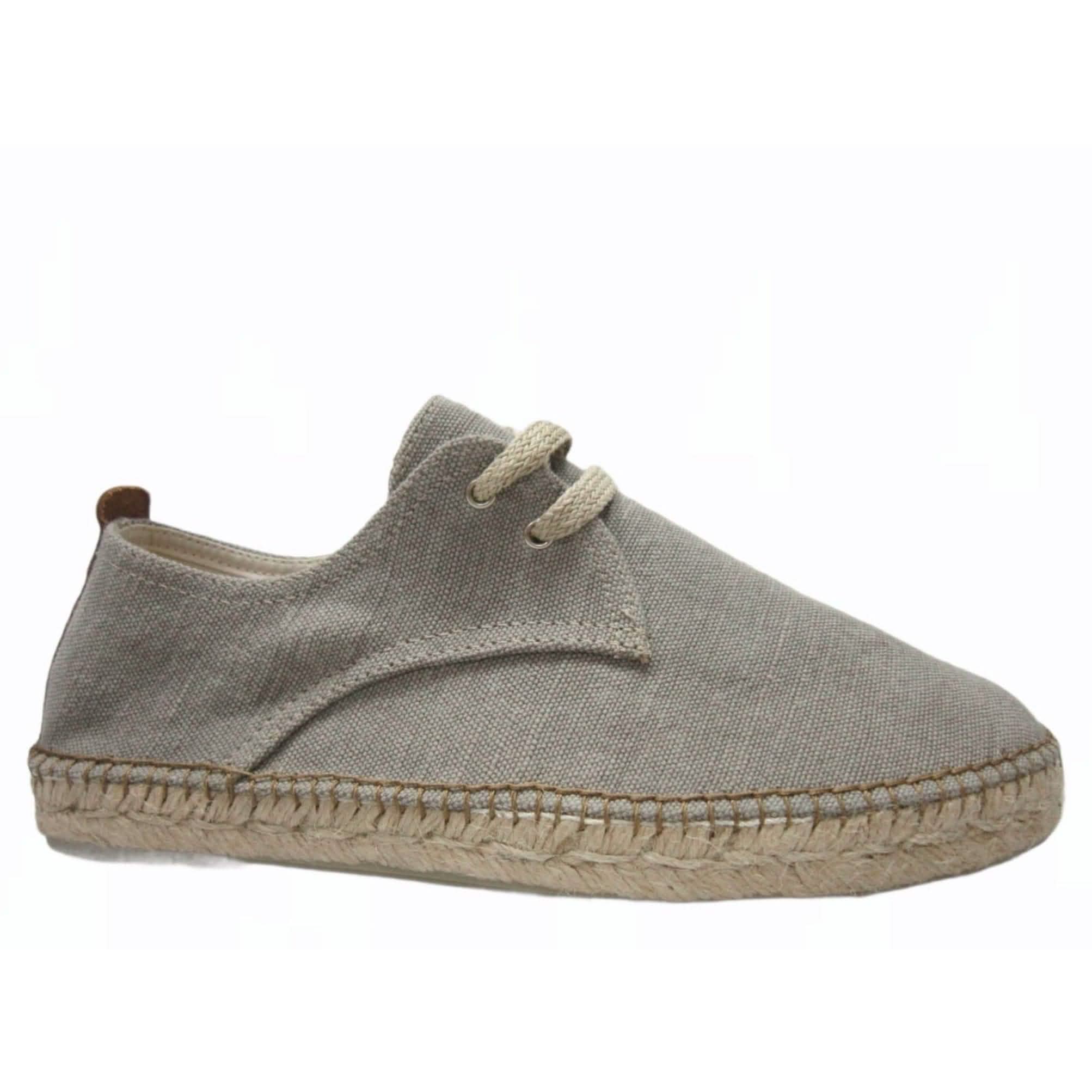 Men's Basic Canvas Espadrilles - Comfortable Slip-On Summer Shoes for Casual Wear, Beach & Outdoor Activities