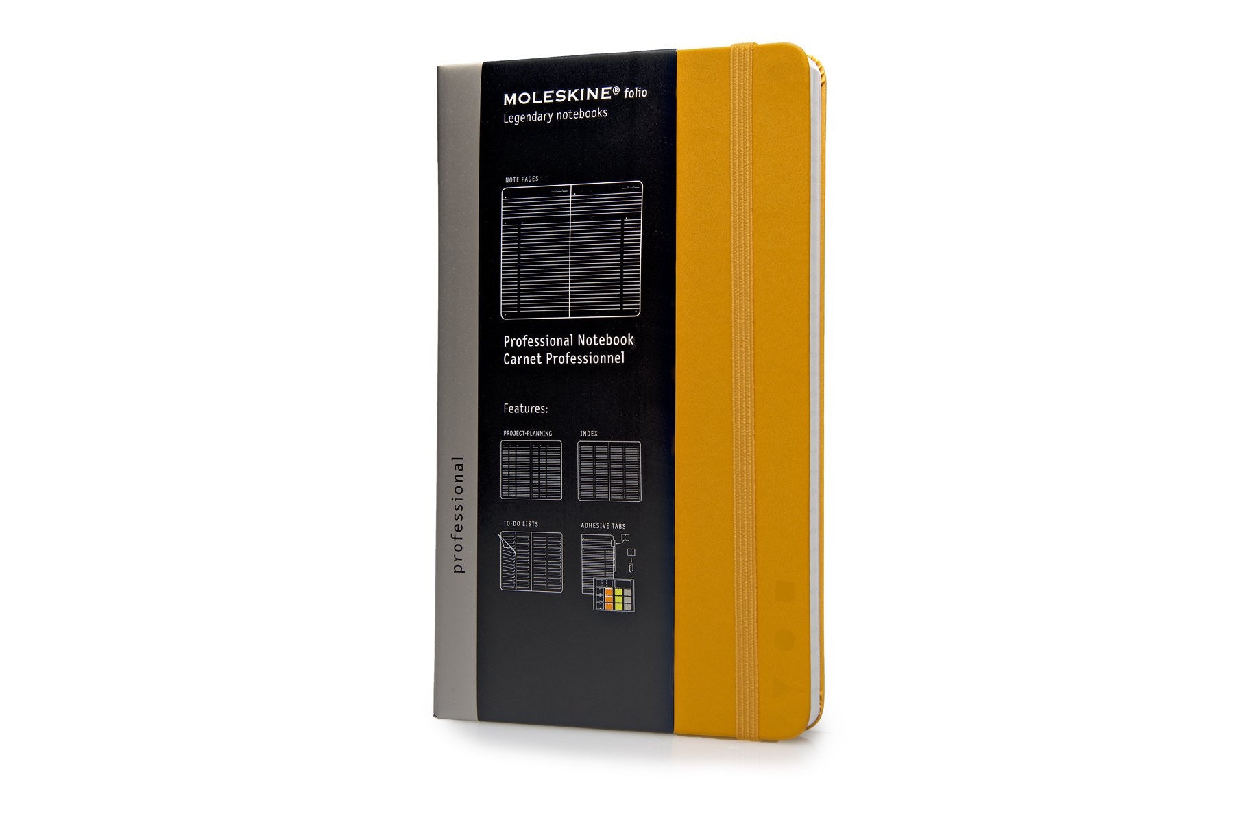 Premium Moleskine Folio Professional Notebook - Large Size (8.5