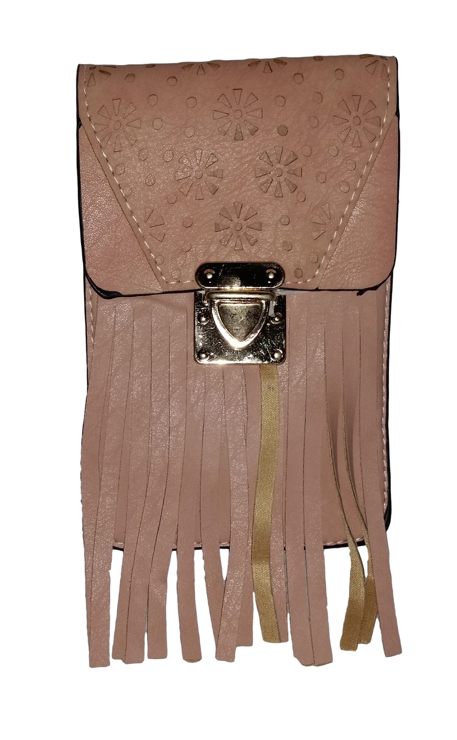 Laser Cut Fringe Crossbody Bag for Women - Stylish Small Swing Pouch with Bohemian Pattern - Perfect for Parties, Travel & Everyday Use