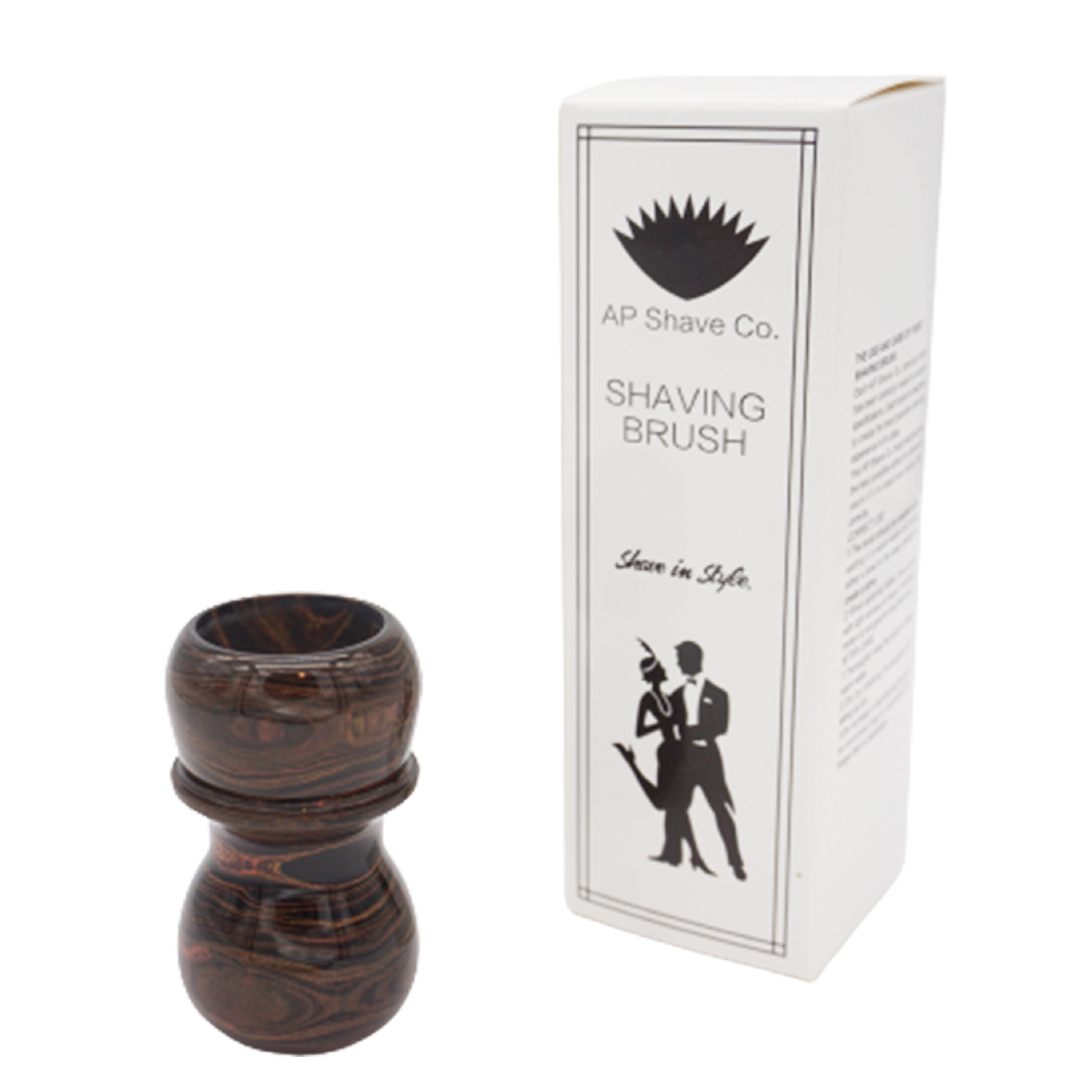 Premium Handcrafted Honey Ebonite Shaving Brush Handle - Compatible with 24mm & 26mm Knots - Perfect for Wet Shaving & Luxury Grooming Gifts for Men