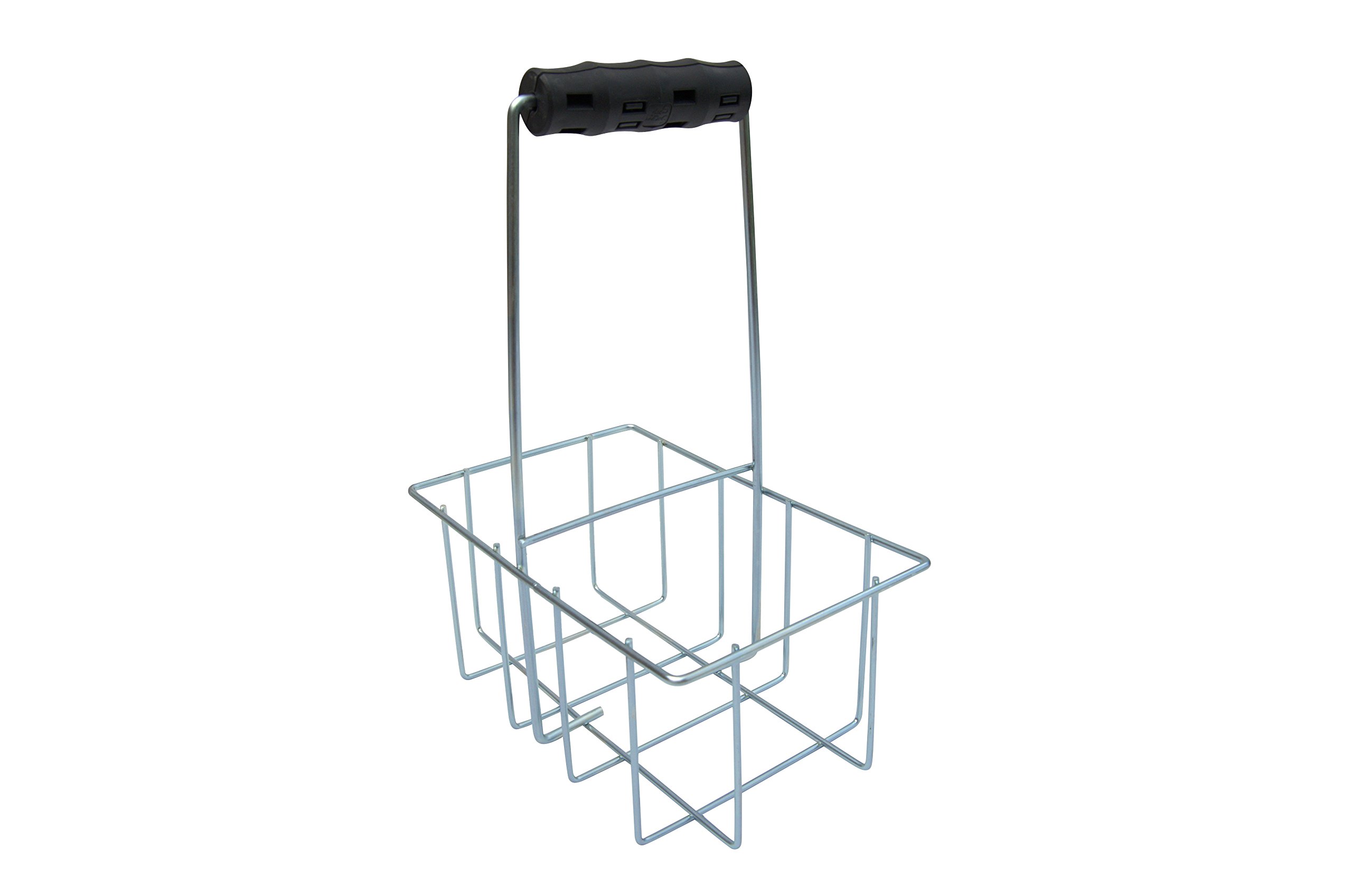Dairy Shoppe 64 oz Wire Bottle Carrier - 2 Cell Holder for Milk Jugs, Perfect for Grocery Stores, Farmers Markets & Home Refrigeration