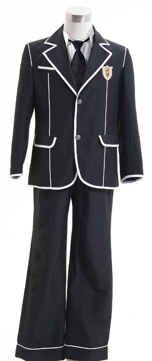 Anime Halloween Ouma Shu High School Uniform Cosplay Costume for Halloween Party, Anime Convention & Cosplay Events - High Quality Replica Costume for Fans