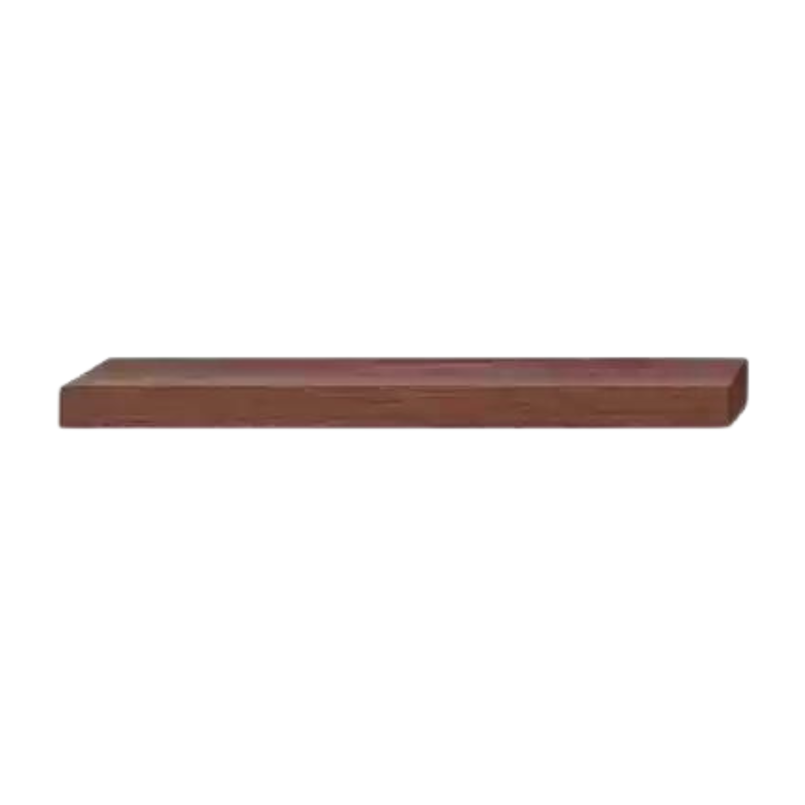 Solid Oak and Black Walnut Wood Wall Shelf - Handcrafted Rustic Floating Shelves for Living Room, Kitchen, Bathroom Decor | Durable Natural Wood Storage Solution for Home Organization