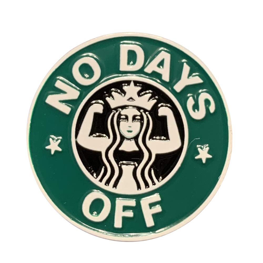 Cute KliSa Starbuff Enamel Pin for Coffee Lovers - Backpack & Hat Accessory for Daily Wear