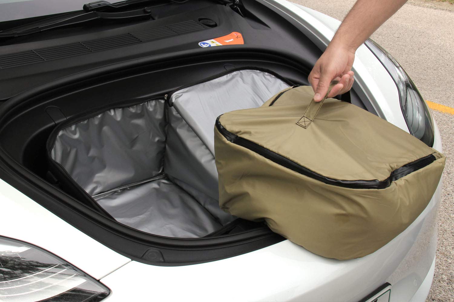 Teslaid Frunk Cooler Food Storage Bag for Tesla Model 3 (2020-2025) - Insulated Cooler Bag for Road Trips, Picnics & Outdoor Adventures