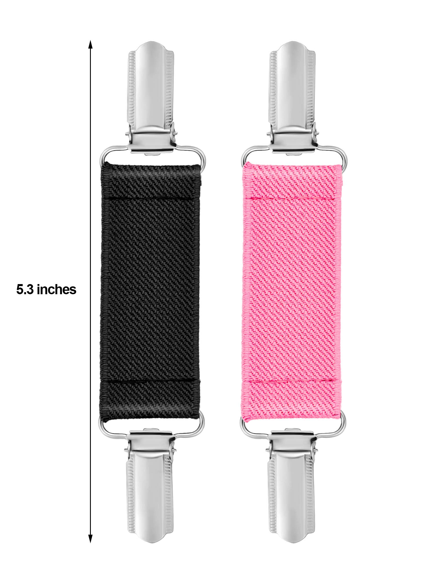 Stainless Steel Mitten Clips for Baby & Kids - 4 Pack for Gloves & Caps