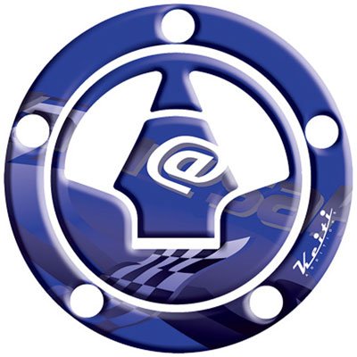 Keiti Gas Cap Protector Blue - Compatible with Kawasaki Ninja 650R (2006-2016) | Motorcycle Fuel Tank Cover | Prevent Scratches & Damage During Riding