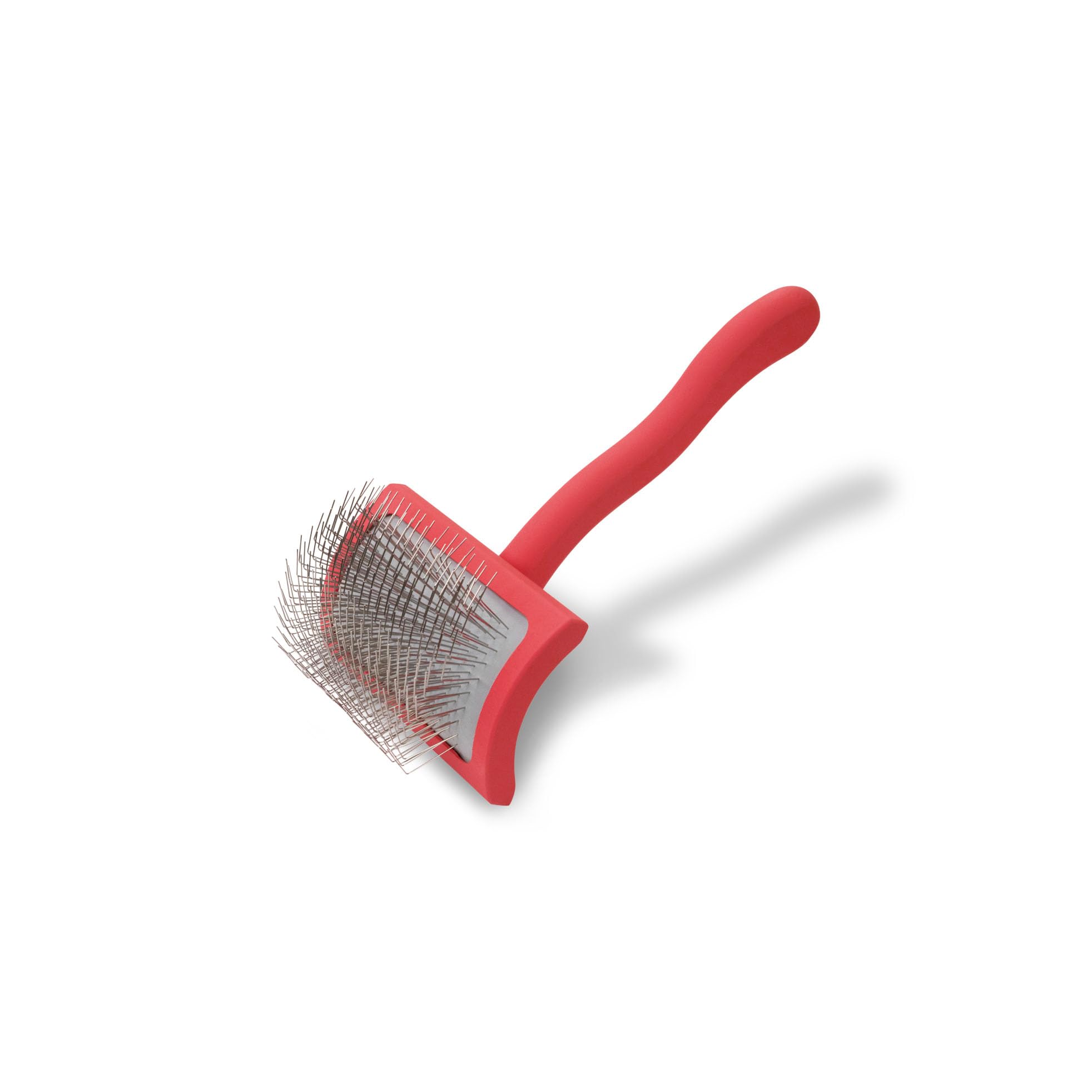 Chris Christensen Dog Brush Bundle: Ice on Ice Detangler & Finishing Spray for Elasticity & Strength + Big G Medium Slicker Brush for Fluffing and Detangling - Professional Grooming Kit for Long-Haired Dogs at Home or Salon