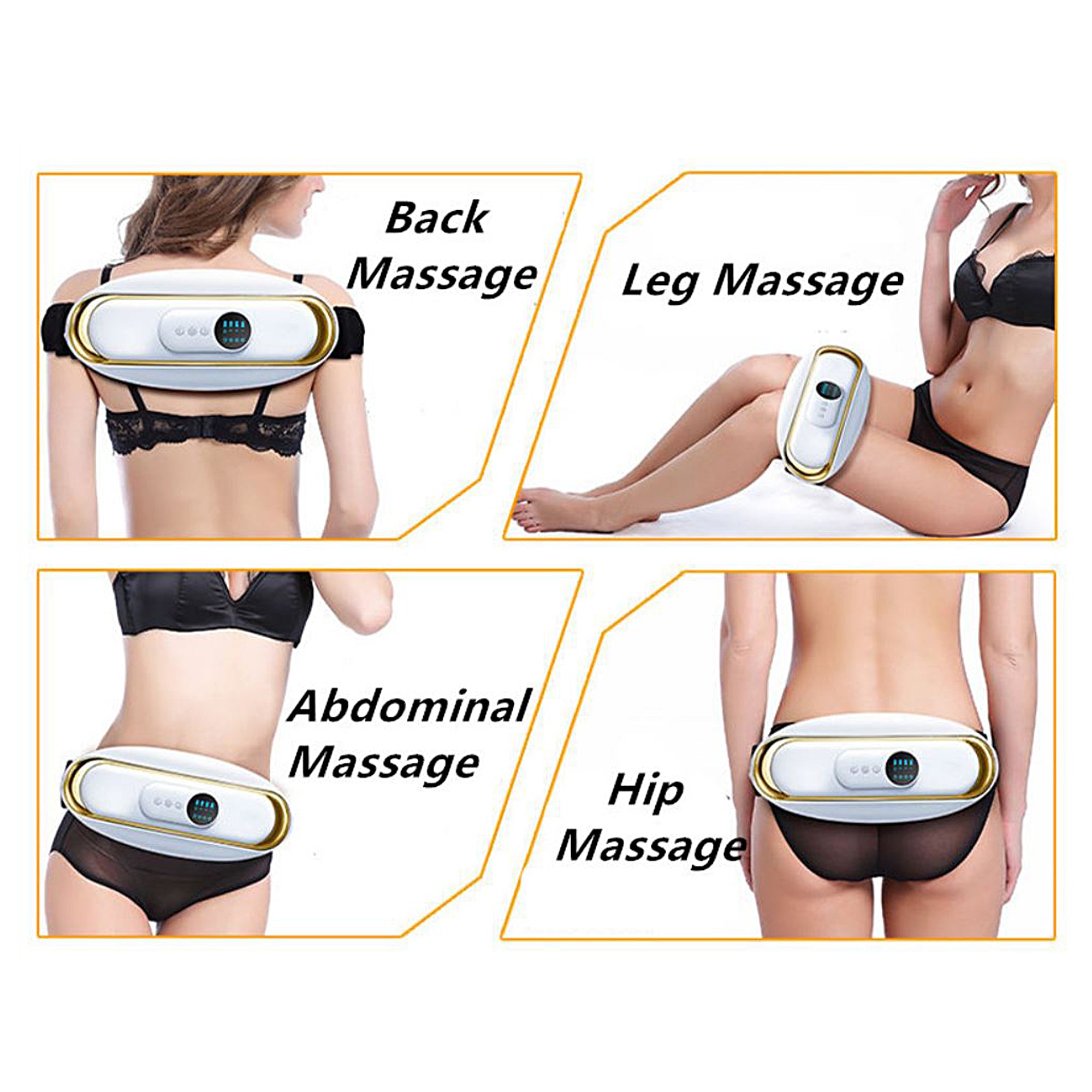 USLENDER VIBRO BELT PLUS - Slimming & Toning Vibration Belt for Weight Loss & Muscle Stimulation - Perfect for Home Gym, Fitness Training & Body Shaping