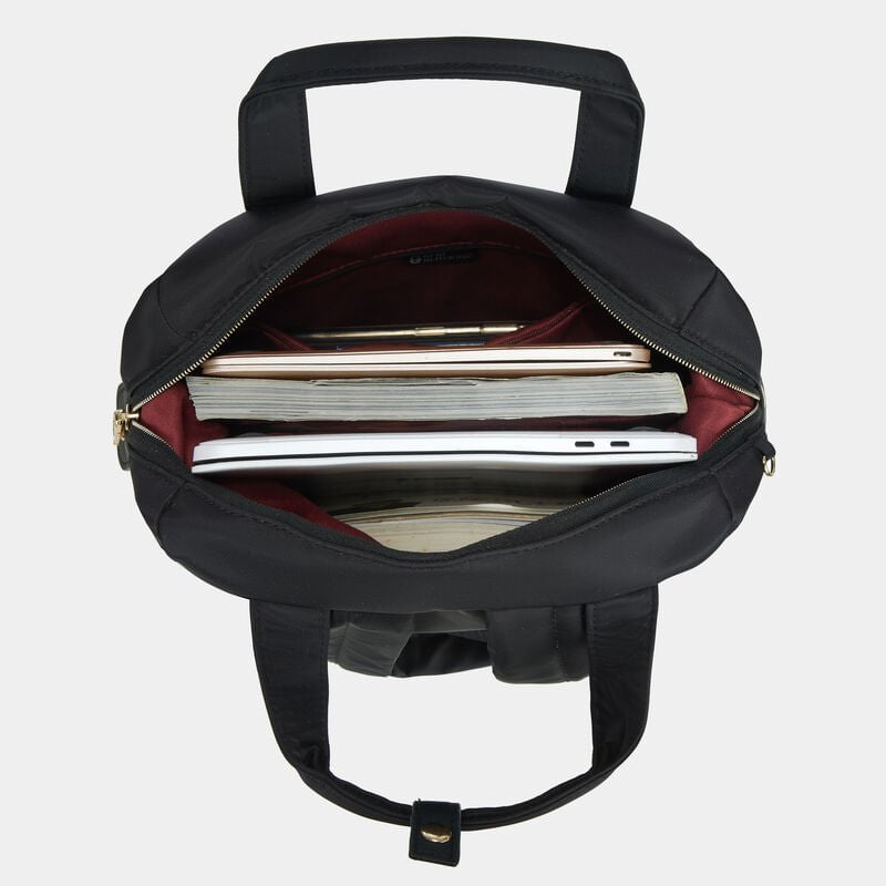 Travelon Anti-Theft Addison Large Backpack for Women & Men - Secure Laptop Backpack with RFID Blocking for Travel, Commuting & Work - Water-Resistant & Lightweight Design