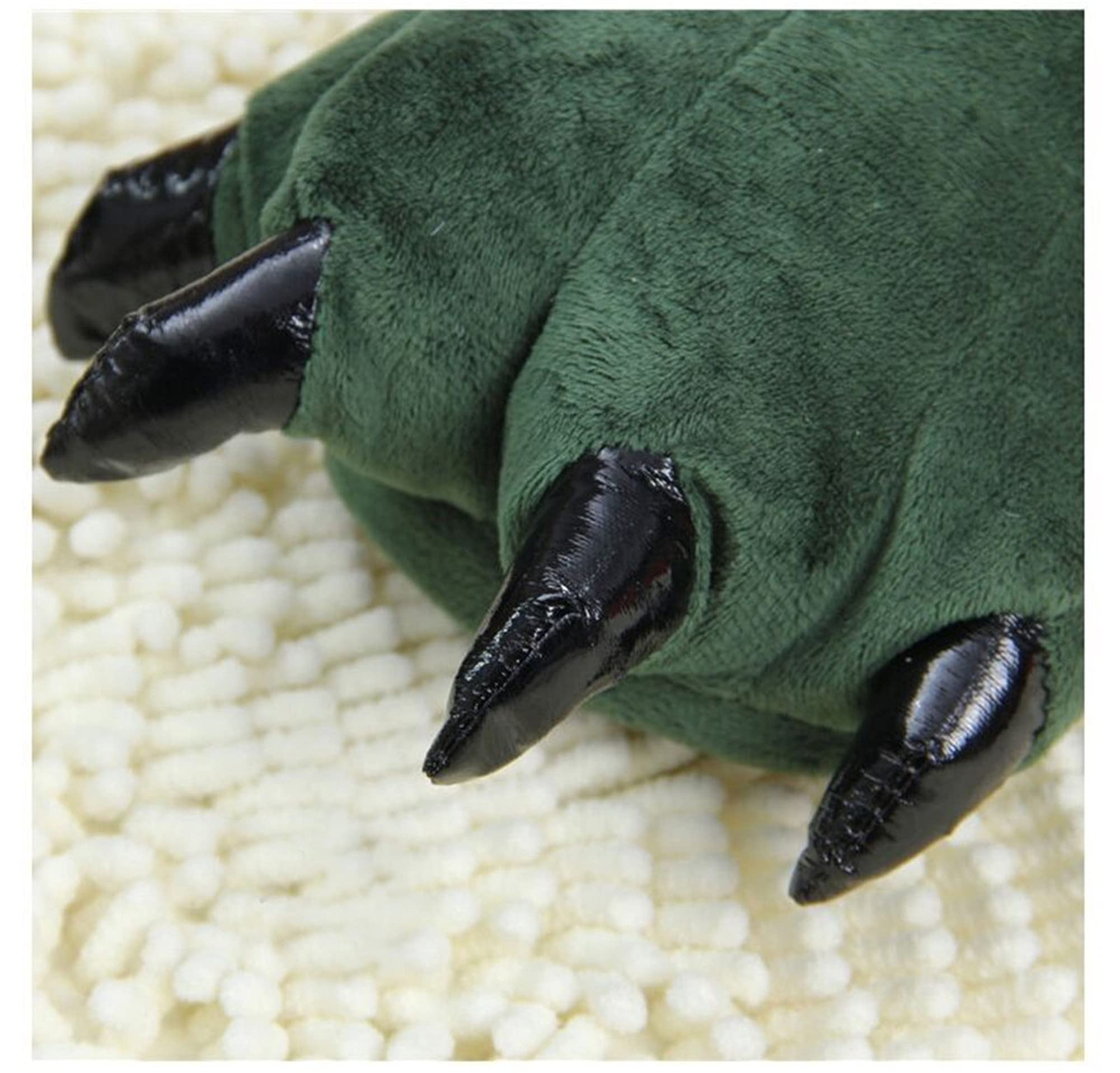 Unisex Soft Plush Animal Paw Slippers - Cozy Dinosaur & Bear Paw House Shoes for Women & Men | Perfect for Indoor Comfort, Lounge Wear & Cute Gifts
