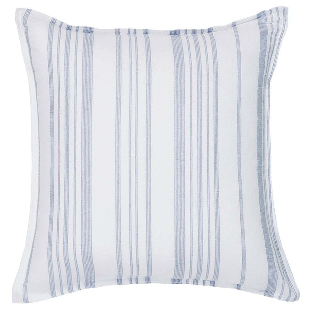 Premium Cayman Blue European Pillowcase - 100% Cotton Luxury Bedding Set - Soft & Breathable for Ultimate Comfort - Perfect for Master Bedroom, Guest Room & Hotel Decor
