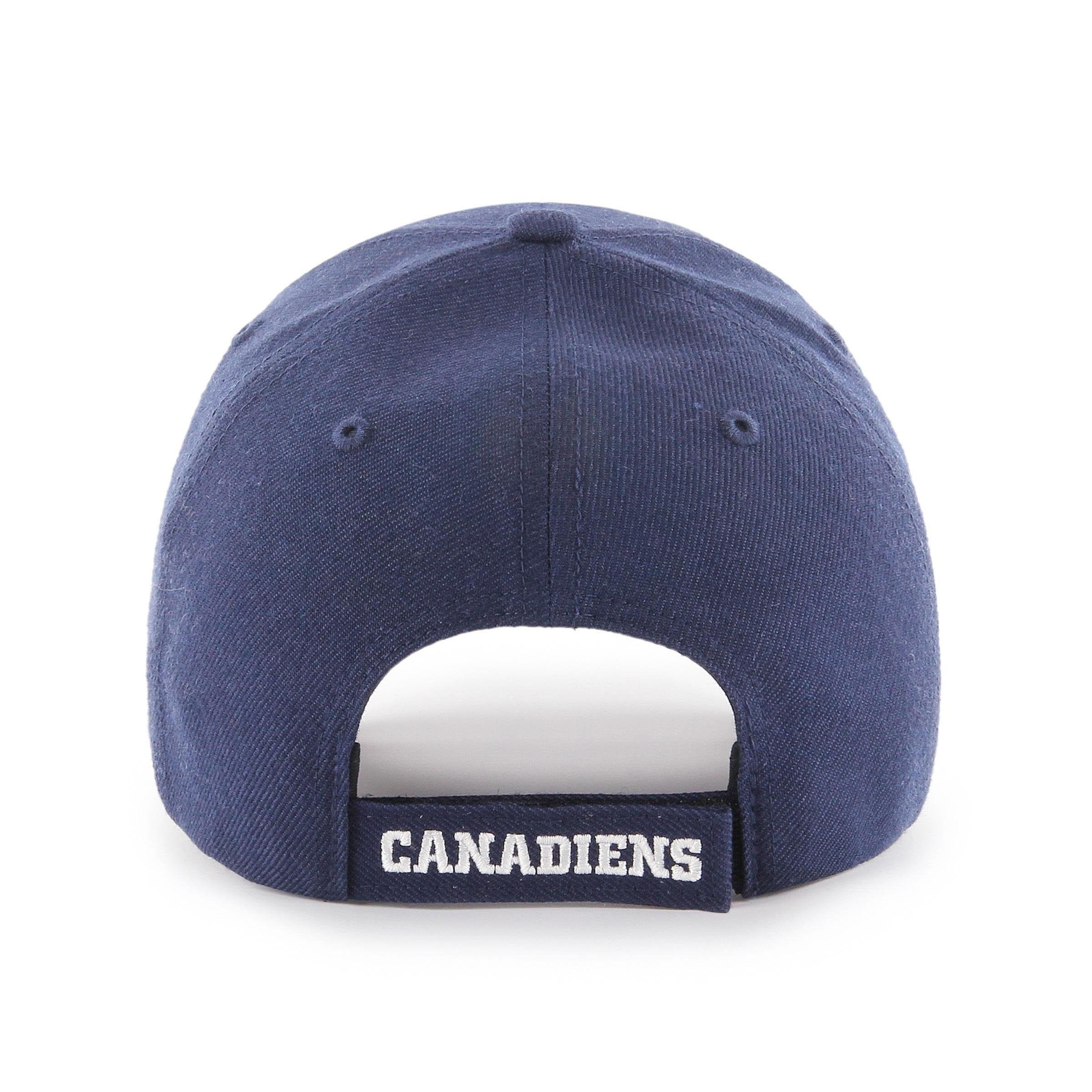 Montreal Canadiens 47 Brand MVP Adjustable NHL Navy Team Cap - Official NHL Hockey Hat for Men & Women - Perfect for Games, Tailgating & Fan Gear Collection