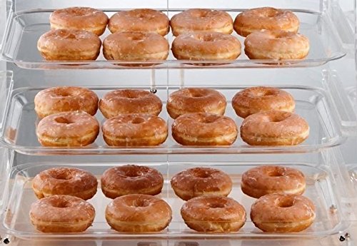 3-Tier Bakery Display Case with Glass Doors - 21