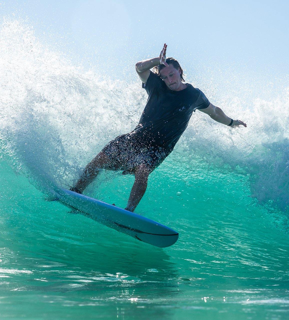 Tajen Hybrid Shortboard Surfboard - Lightweight Carbon Wrap for Performance Surfing | Perfect for Small Waves and Quick Maneuvers