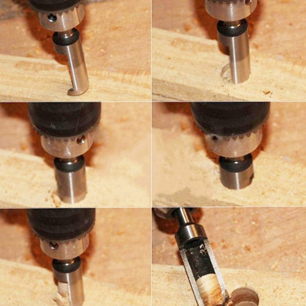 10mm Cork Drill Bit Knife Wood Plug Cutter Set - Carbon Steel Cutting Tool for Hand & Electric Drills - Perfect for Woodworking, DIY Projects & Furniture Repair
