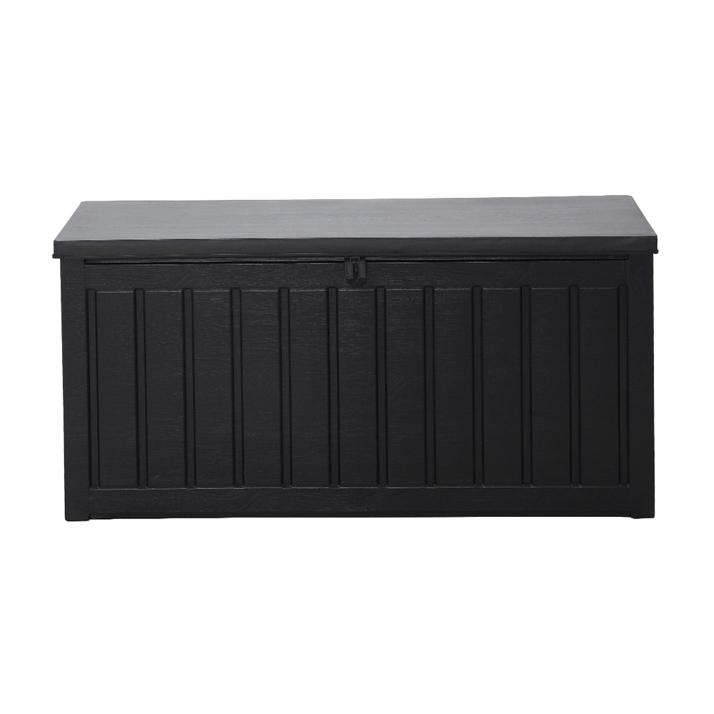 240L Outdoor Storage Box with Lock - Waterproof Garden Bench Seat for Patio, Deck, Toys & Tools - Perfect for Backyard, Garage & Shed Organization