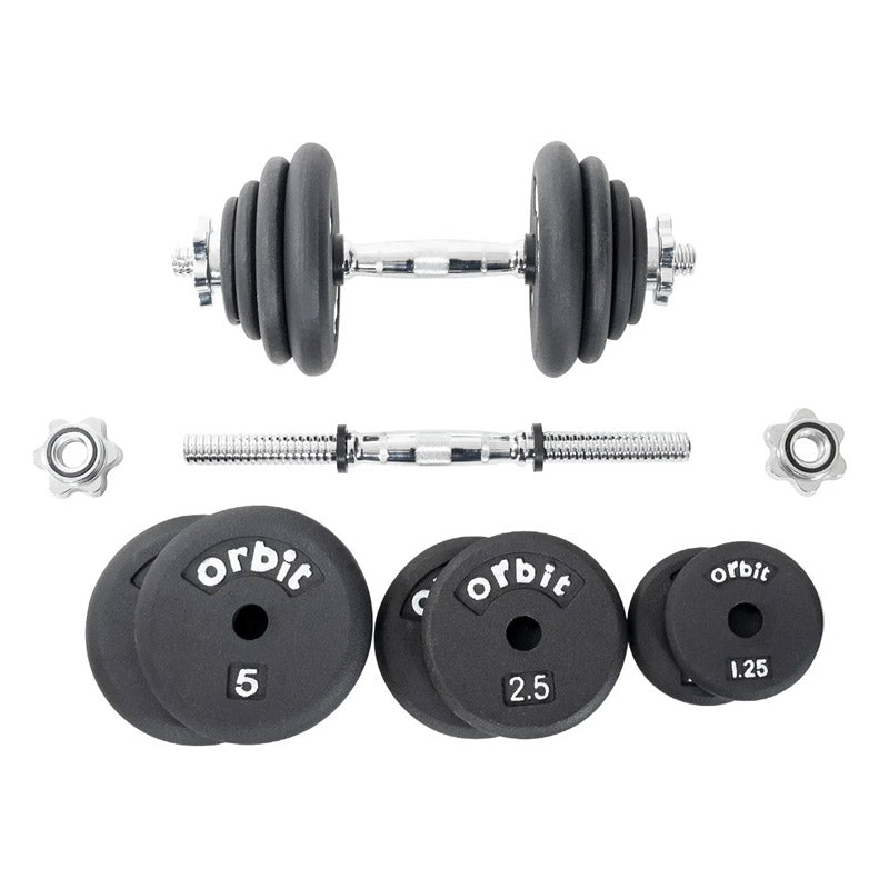 39kg Adjustable Dumbbell Set with Spin Lock - Home Gym Equipment for Strength Training & Weightlifting - Perfect for Home Workouts, Fitness, and Bodybuilding