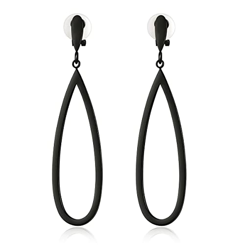 Black Clip-Waterdrop