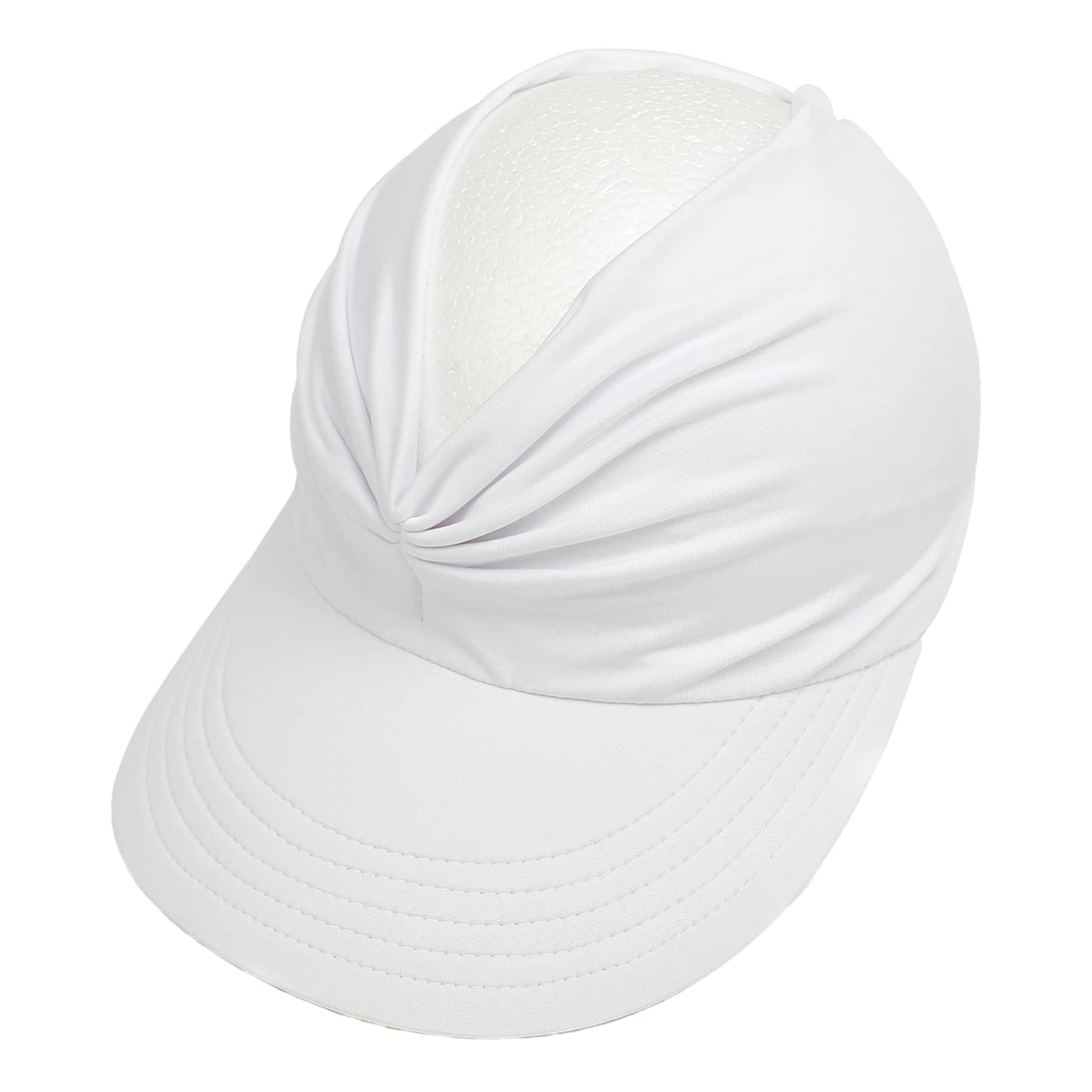TiaoBug Women's Sun Hat UV Protection Wide Brim Visor for Golf, Tennis, Cycling & Fishing - Breathable & Adjustable Outdoor Sports Hat for Summer Activities