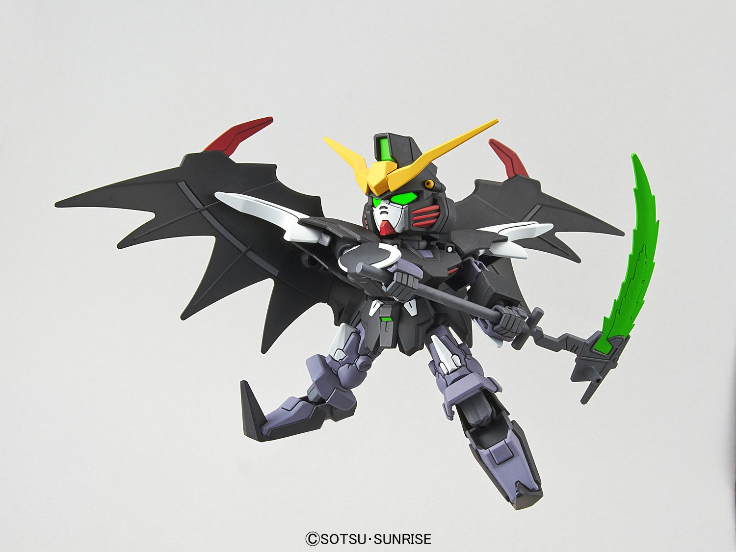 Bandai Hobby SD EX-Standard Gundam Deathscythe Hell EW Action Figure - Gundam Wing Endless Waltz Model Kit for Collectors & Display | Perfect for Anime Fans, Gundam Enthusiasts & Home Decor