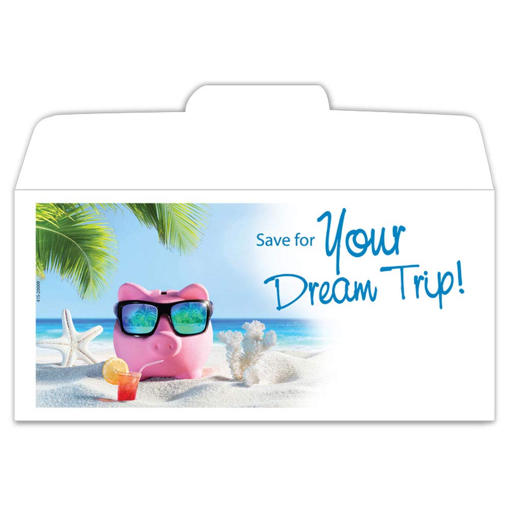 Drive Up Envelopes for Savings - 500 Money Saving Envelopes per Box - Perfect for Vacation Fund, Budgeting & Cash Organization - Ideal for Travel Savings, Wedding Budgeting & Financial Planning