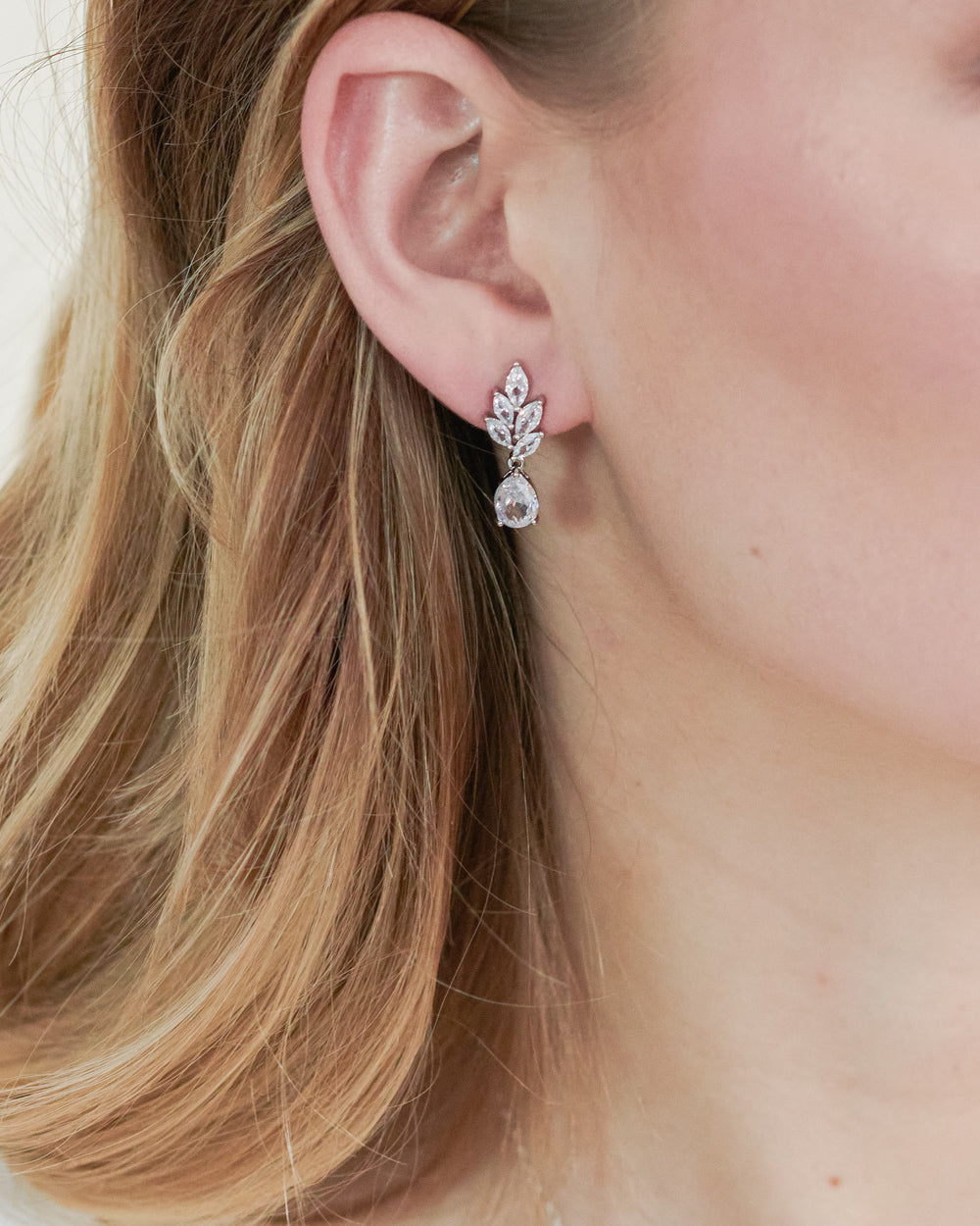Celeste CZ Stud Earrings - Sparkling Cubic Zirconia Jewelry for Women - Perfect for Parties, Weddings & Everyday Wear