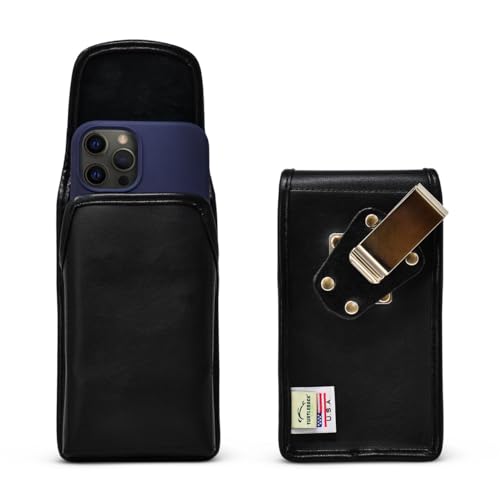 Vertical - Leather w/ Metal Clip