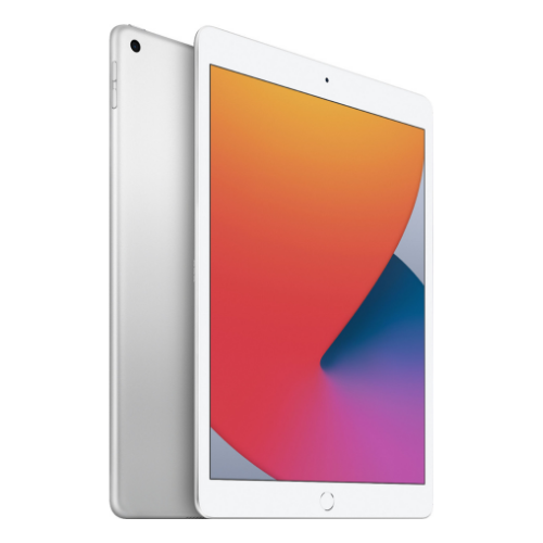 Apple iPad 8th Generation (2020) 10.2-inch 128GB Wi-Fi Tablet in Silver - Perfect for Work, Study & Entertainment