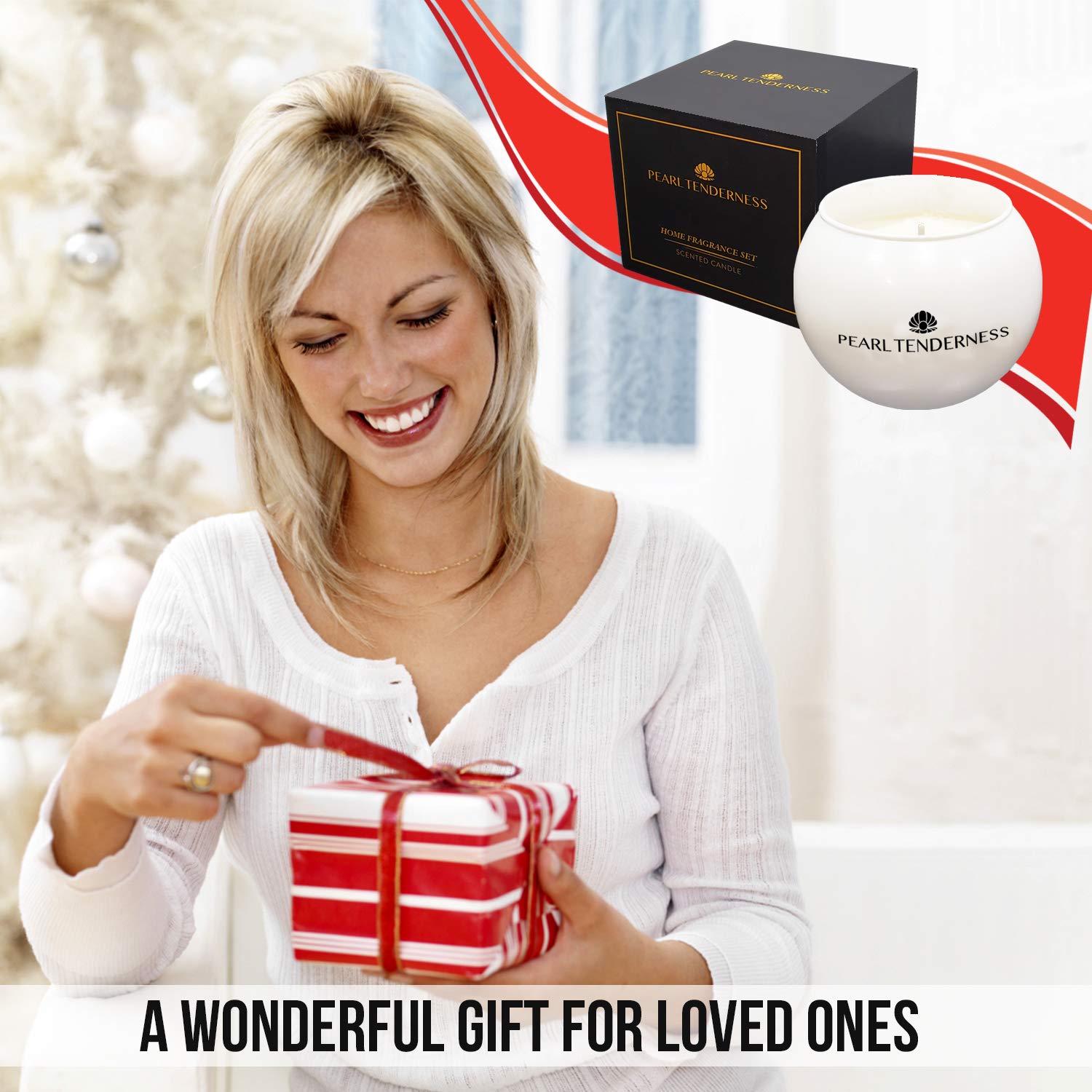 Pearl Soy Candles - English Pear Scent for Home & Aromatherapy