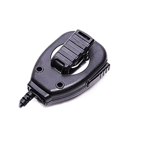 Earpiece Hub Remote Speaker Shoulder Mic with PTT Button for Mitex Radio Walkie Talkie 2-Pin - Hands-Free Communication for Security, Construction & Outdoor Activities