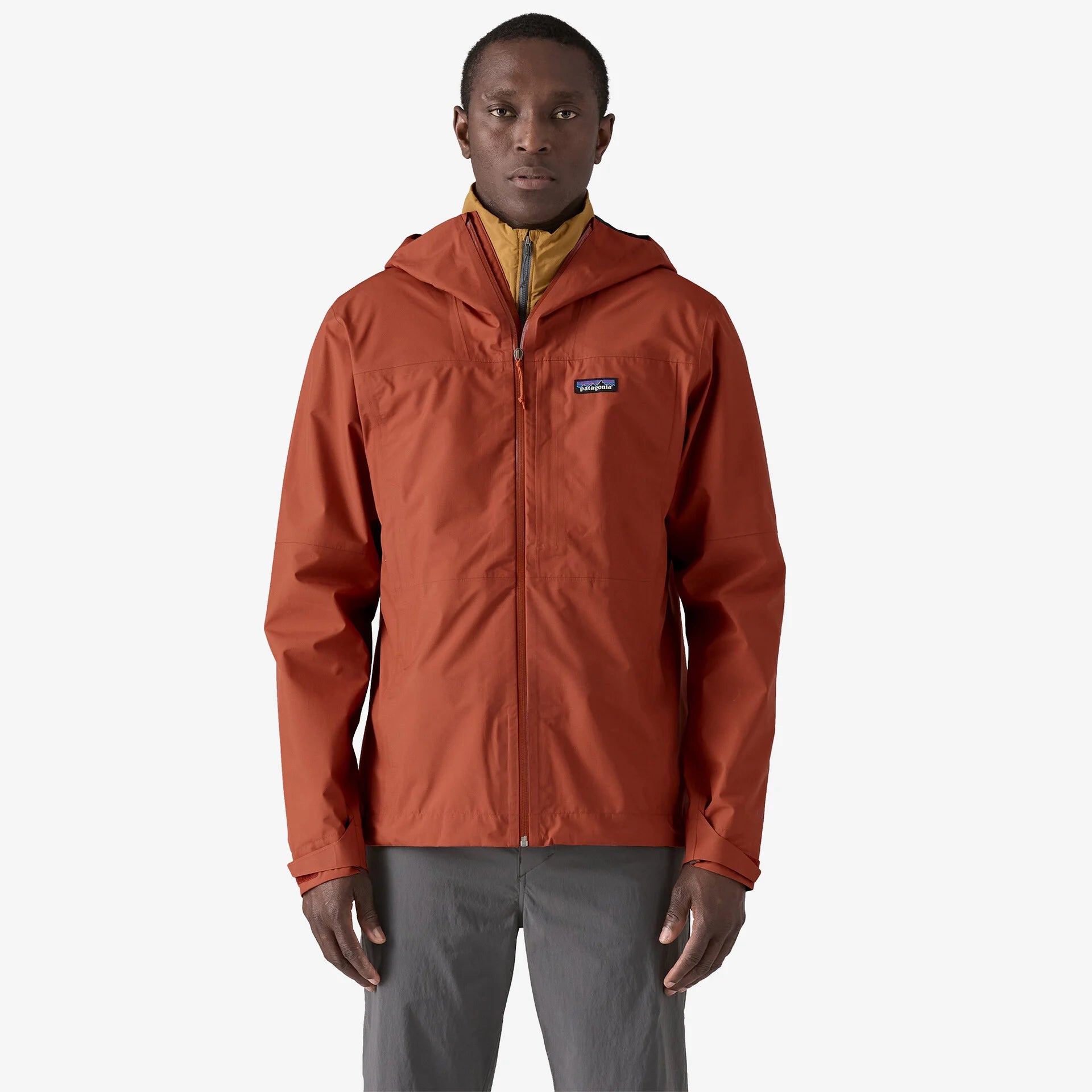 Boulder Fork Men's Waterproof Rain Jacket - Lightweight Windproof Outdoor Jacket for Hiking, Camping & Travel