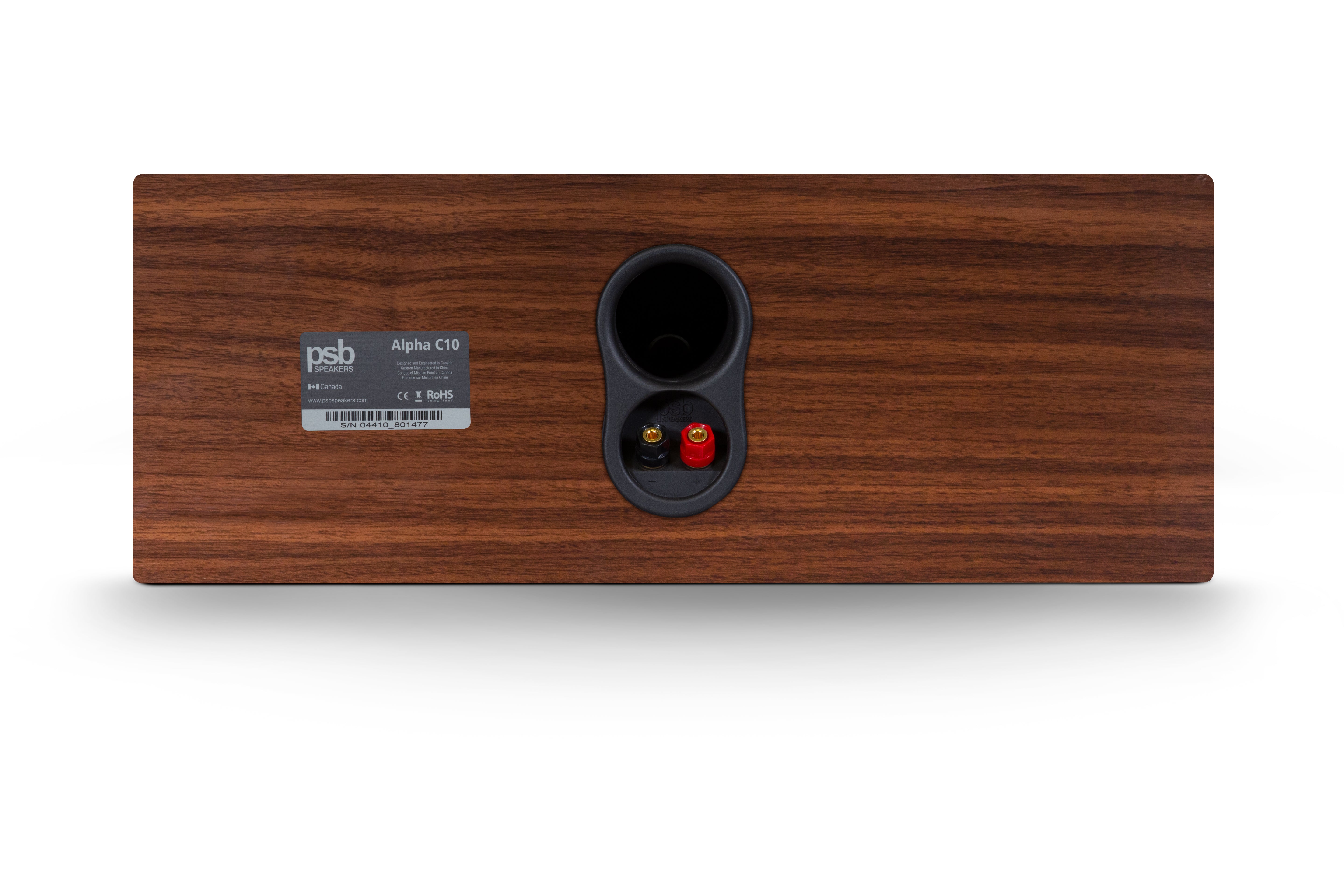 PSB Alpha C10 Center Channel Speaker - High-Performance Home Theater Audio for Movies & Music | Perfect for Living Room & Media Room Setups