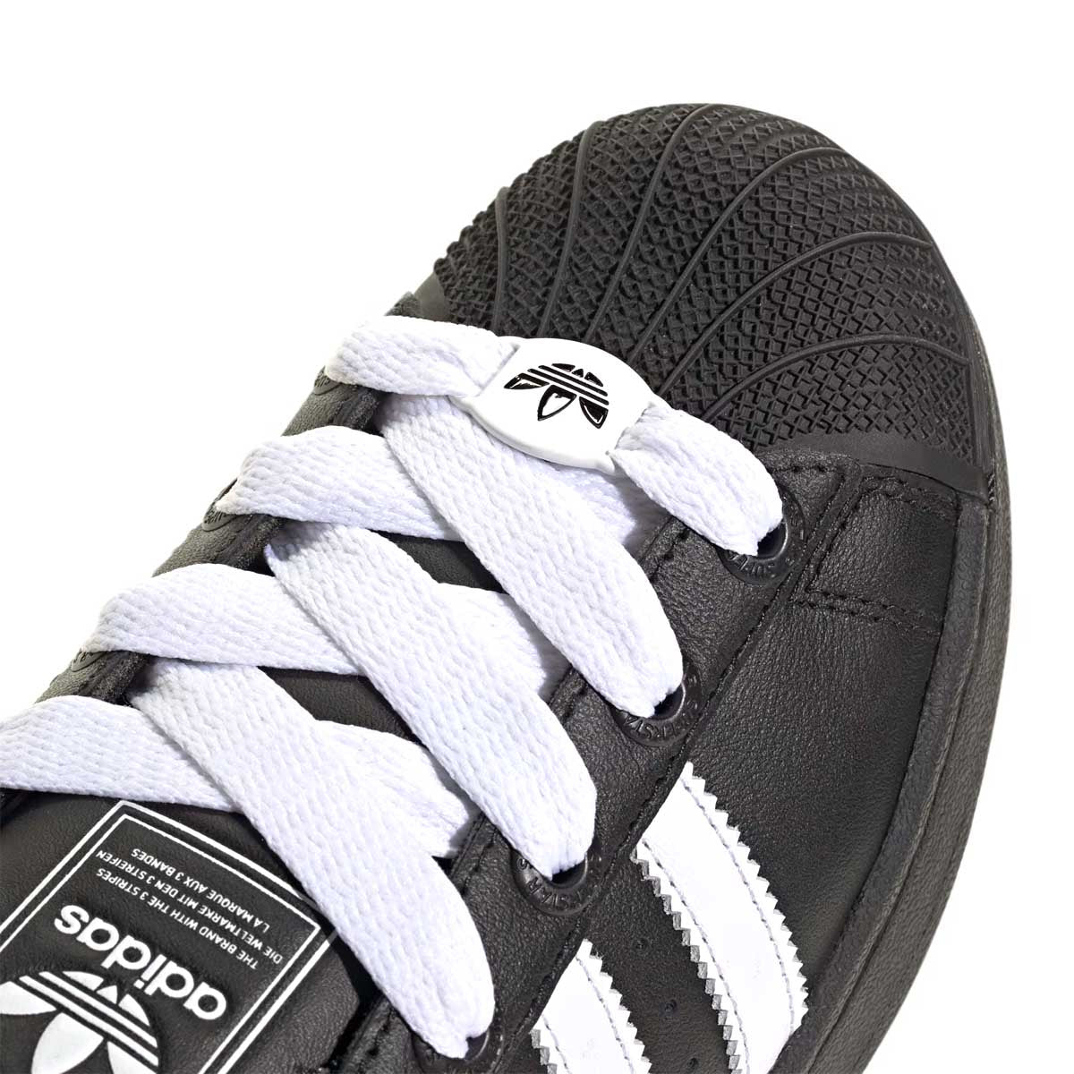 Kids Superstar II Sneakers - Core Black & Cloud White | Comfortable Athletic Shoes for Boys & Girls | Perfect for School, Sports & Casual Wear