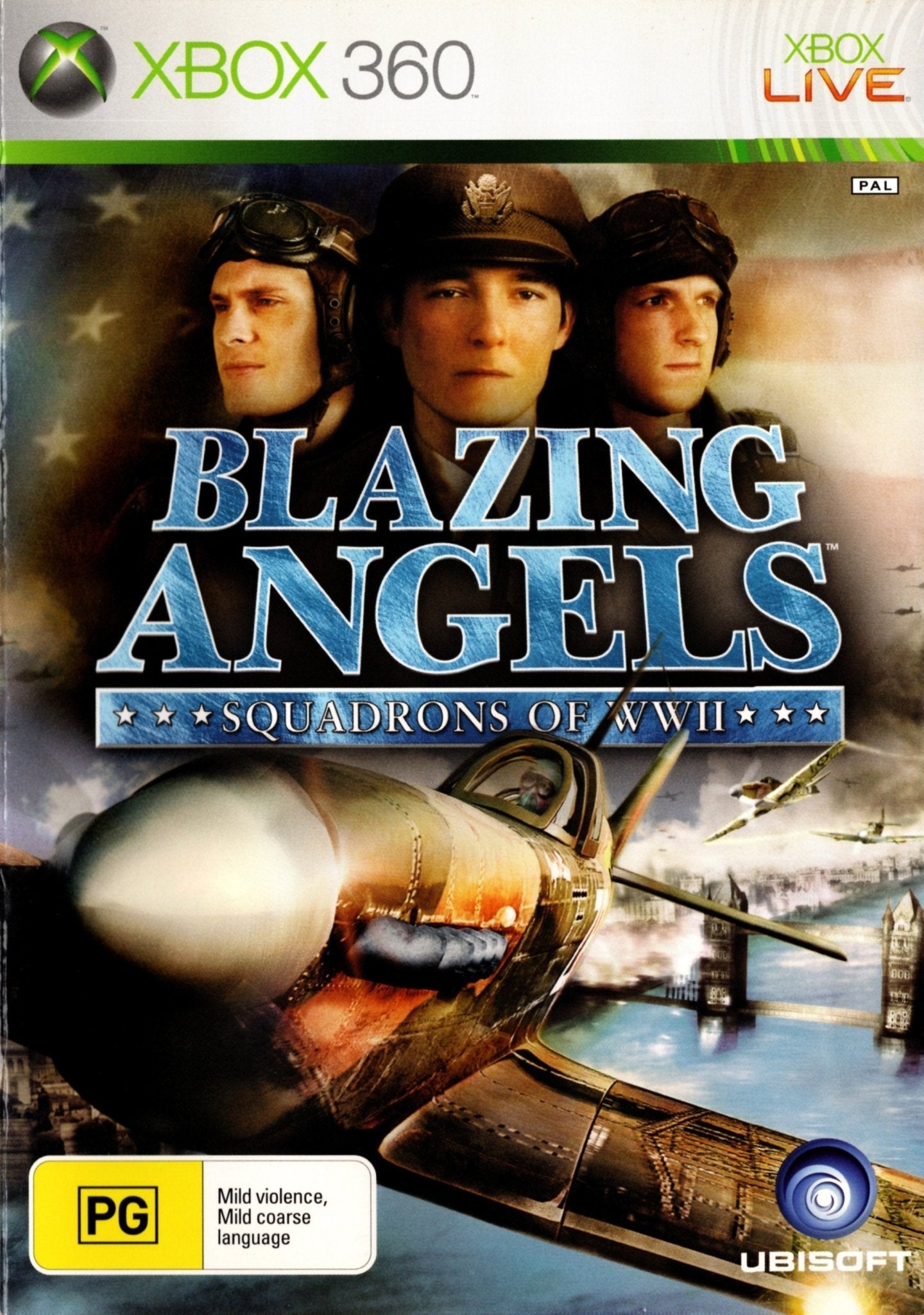 Blazing Angels: Squadrons of WWII - Xbox 360 Game (PAL Version) | WW2 Air Combat Simulation for Aviation Enthusiasts & History Buffs | Perfect for Single Player Campaigns & Multiplayer Dogfights