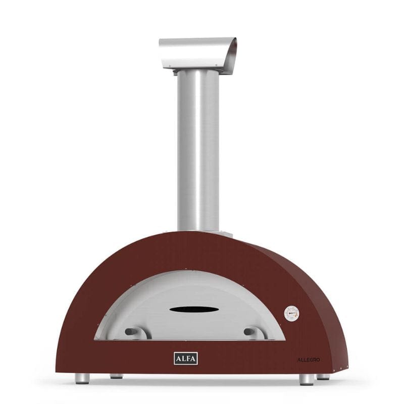 Alfa Allegro Countertop Wood Fired Pizza Oven - Portable Outdoor Pizza Maker for Backyard, Patio & Camping - Authentic Italian Style Pizza Oven for Home Use