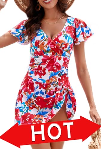 Hot Pink, Blue Floral Print