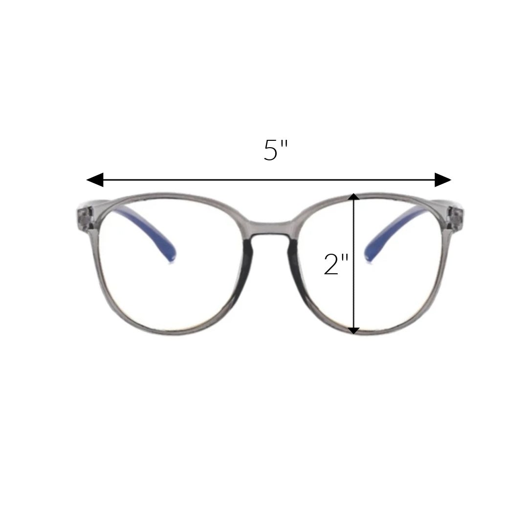 Blue Light Blocking Glasses - Charlotte Anti Eye Strain Computer Glasses for Women & Men - Perfect for Office Work, Gaming & Screen Time