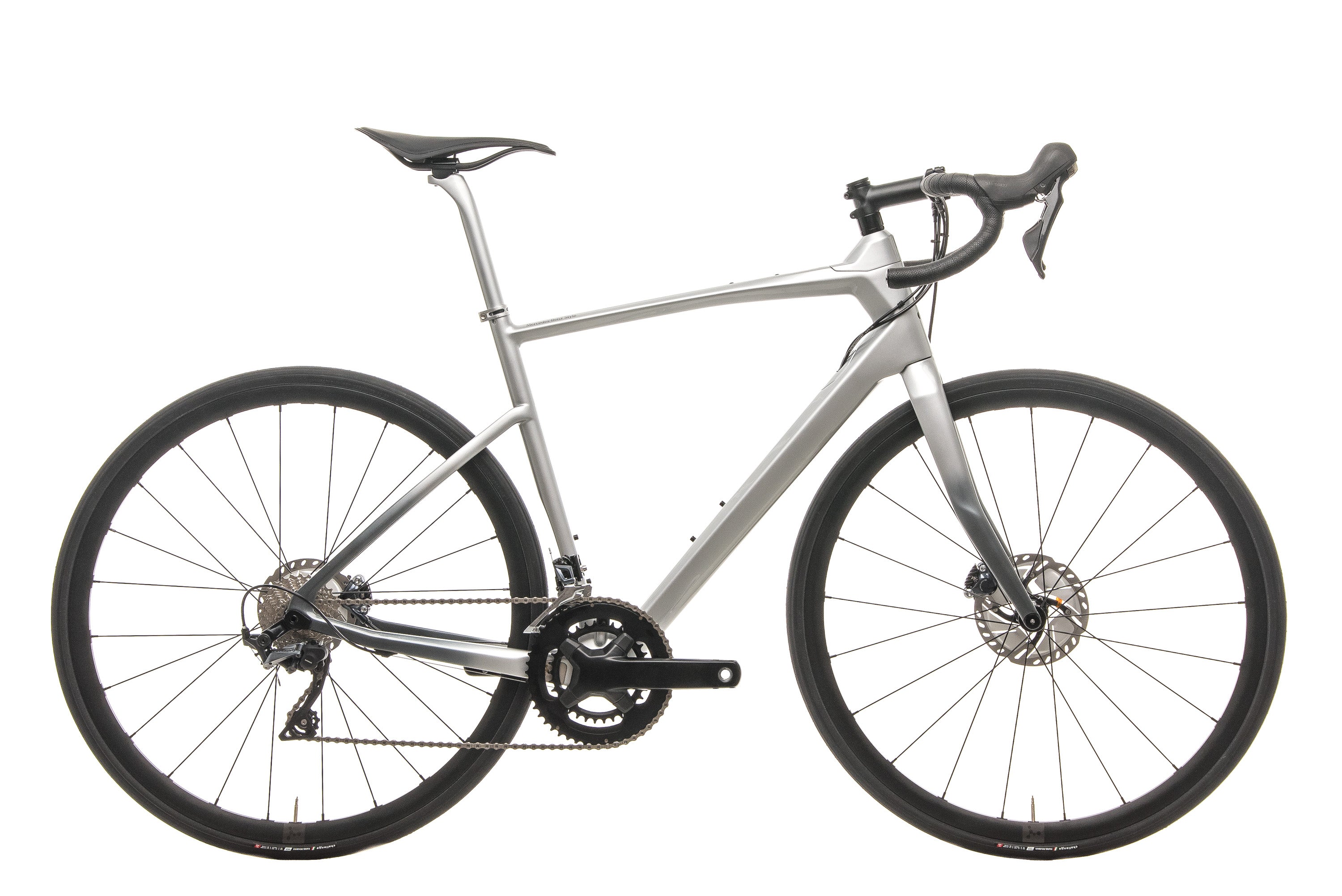 Argon 18 Krypton GF Disc Road Bike - Mercedes Benz Inspired Silver Finish - 47cm Medium Size (2019 Model) - Perfect for Commuting, Fitness Training & Endurance Rides