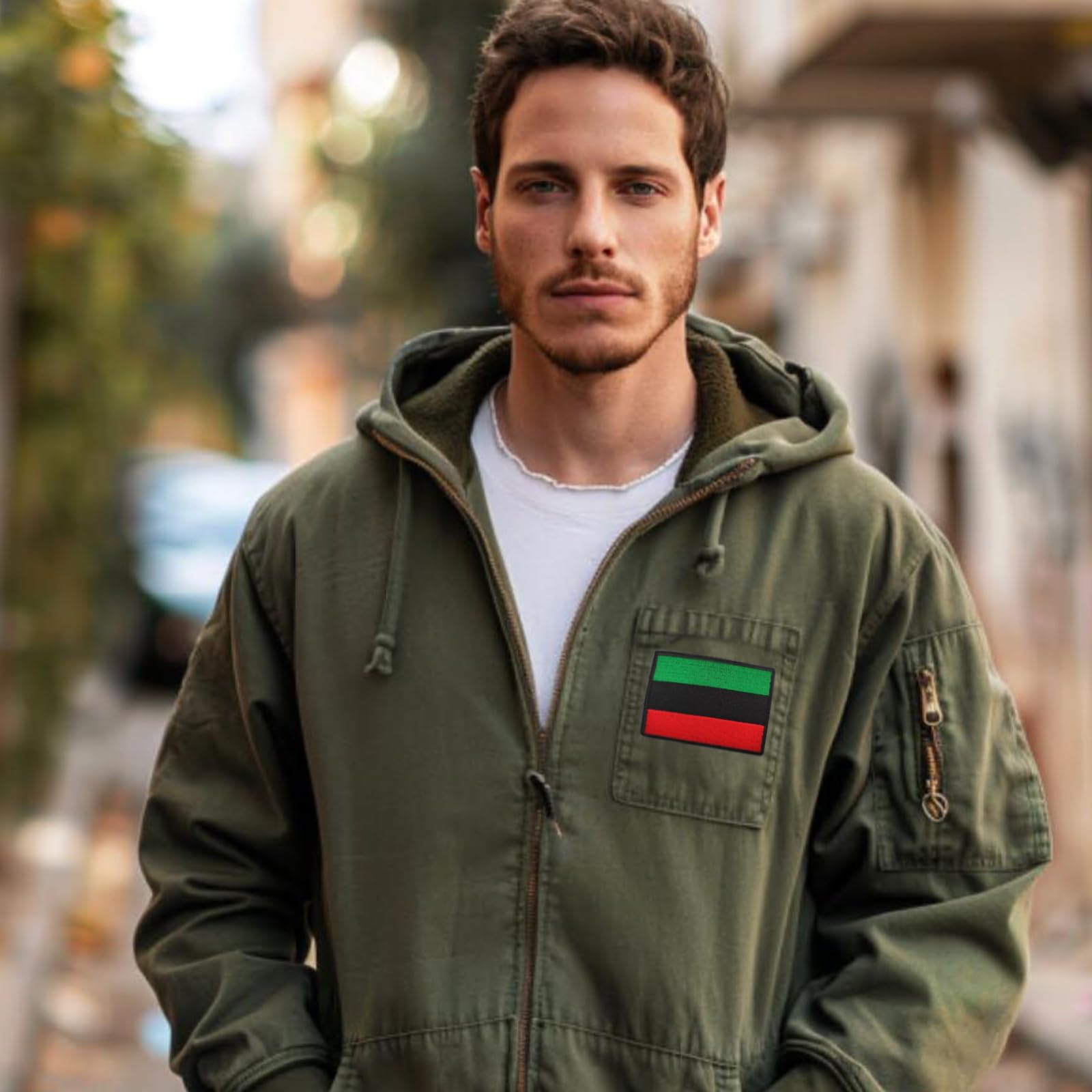 Free Palestine Embroidered Iron-On Patch - High Quality Sew & Stick Badge for Jackets, Bags & Hats - Show Your Support with Durable Political Statement Patches