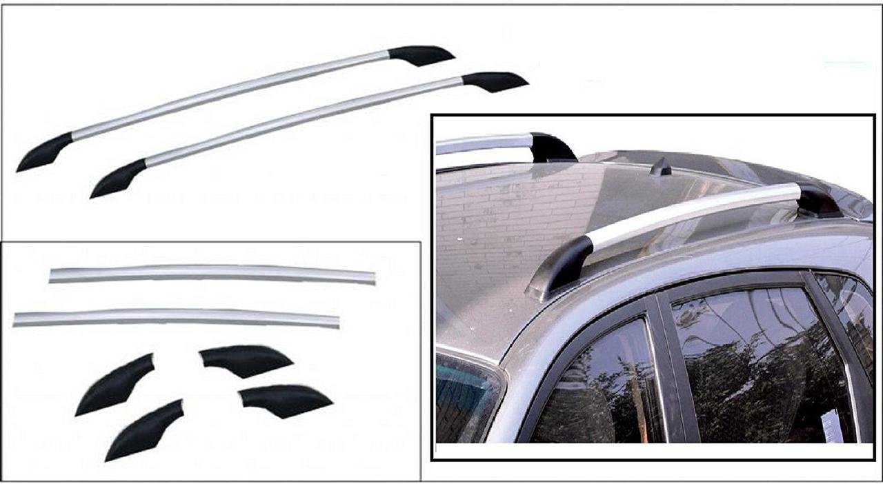 GOLSM Silver Car Roof Rails for Chevrolet Aveo – Heavy Duty Roof Rack for SUV, Cargo Carrier, Outdoor Adventure & Road Trips
